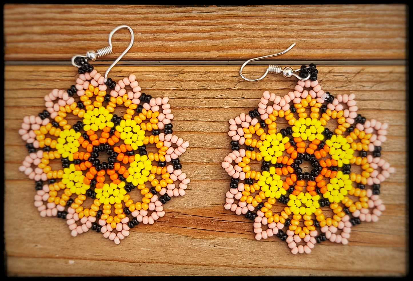 Earings Flor Chaquira