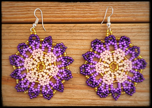 Earings Flor Chaquira