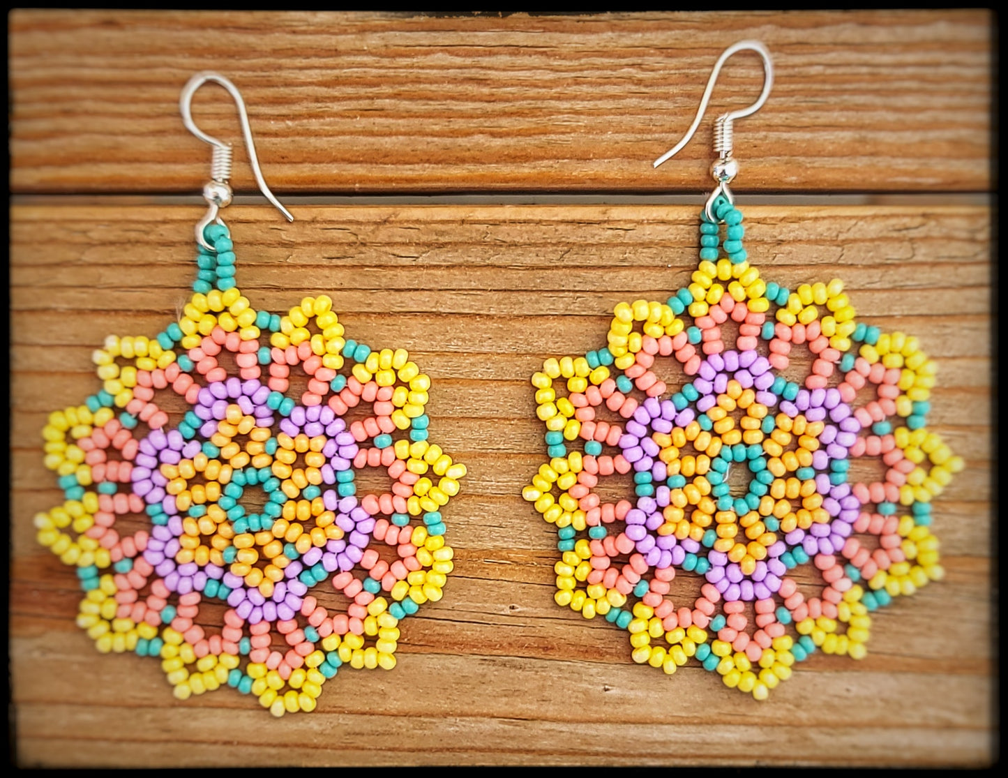 Earings Flor Chaquira