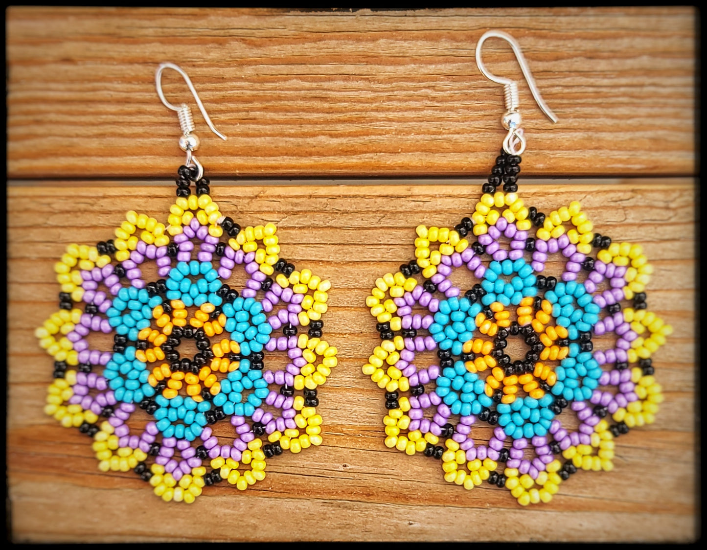 Earings Flor Chaquira